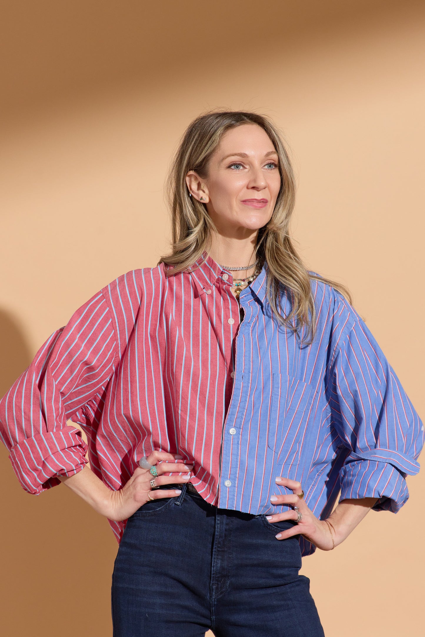 Red and Blue Striped Pisces