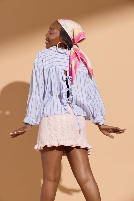 Pastel Purple Stripe Harlow