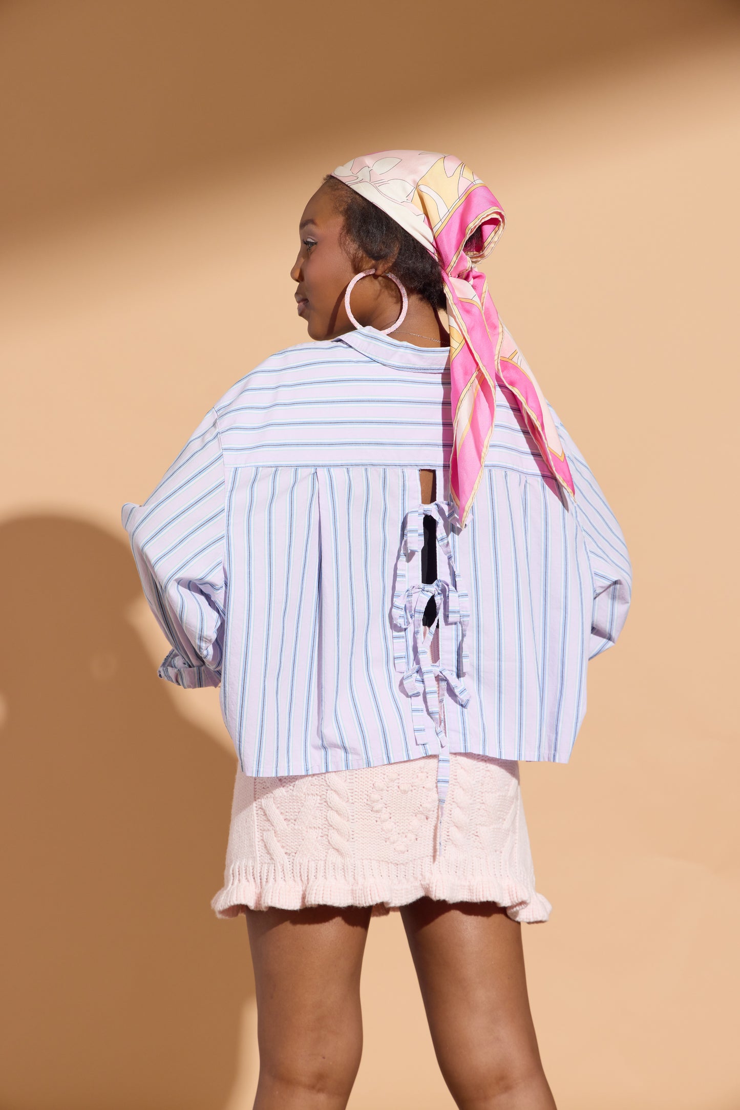 Pastel Purple Stripe Harlow