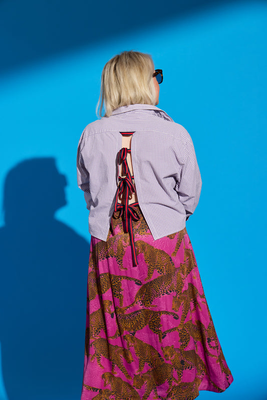 Purple Plaid Harlow