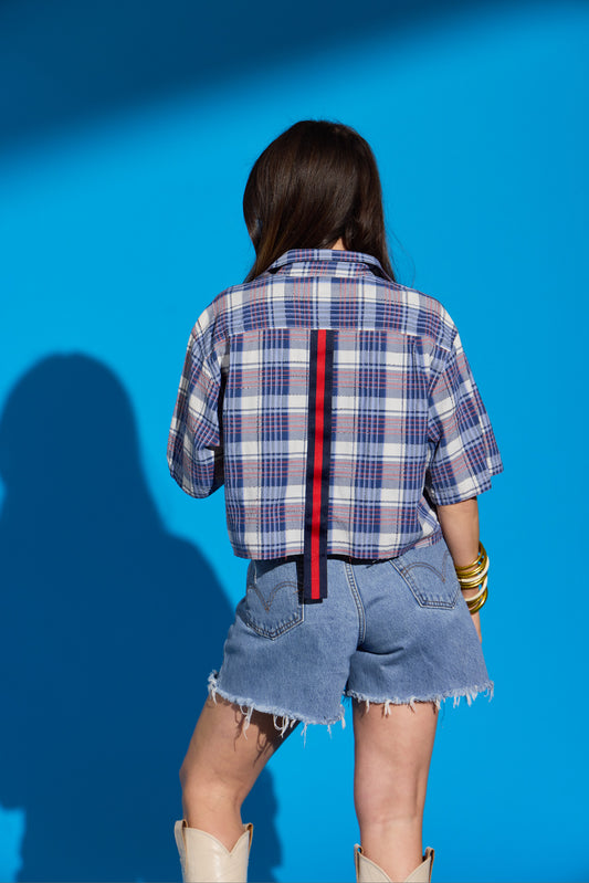 Red White and Blue Plaid Stella