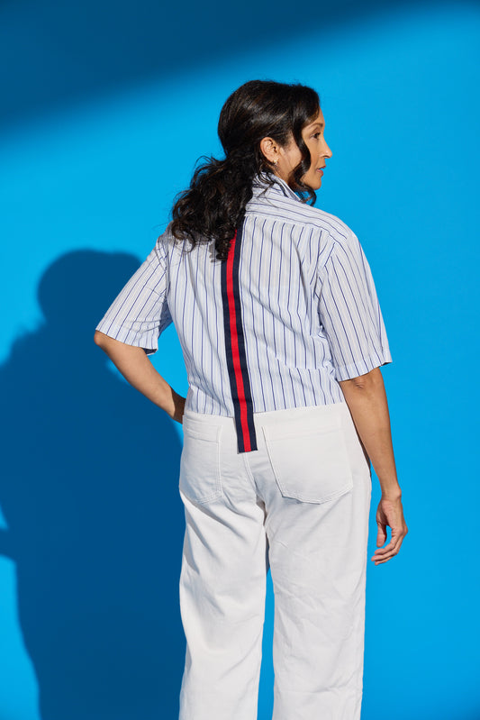 Blue Candy Stripe Stella