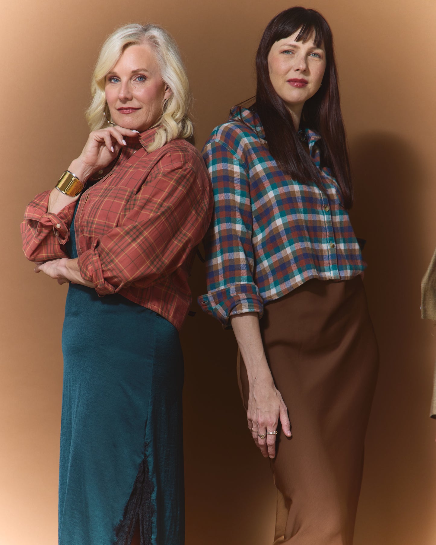 Burnt Orange Plaid Halow