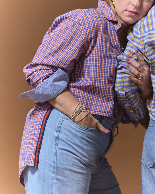 Purple and Orange Stormy