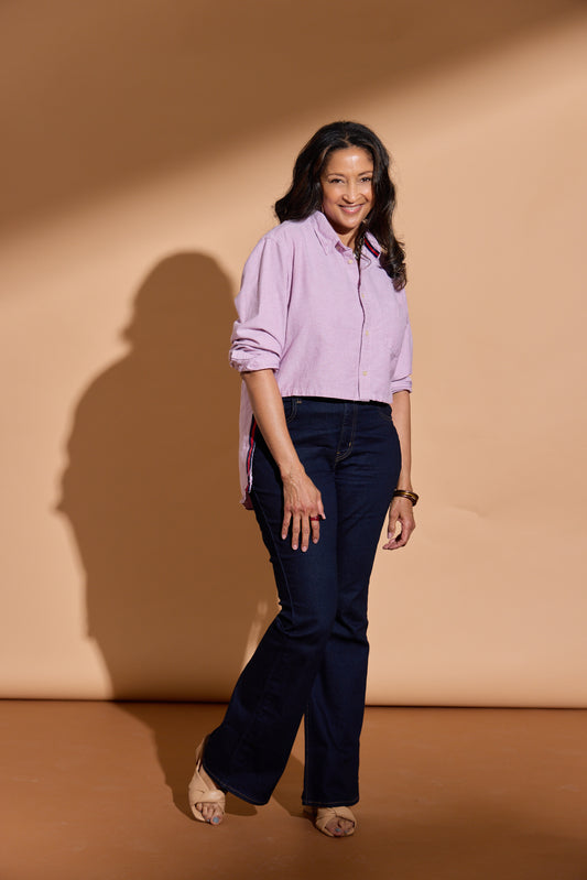 Mauve Oxford Stormy