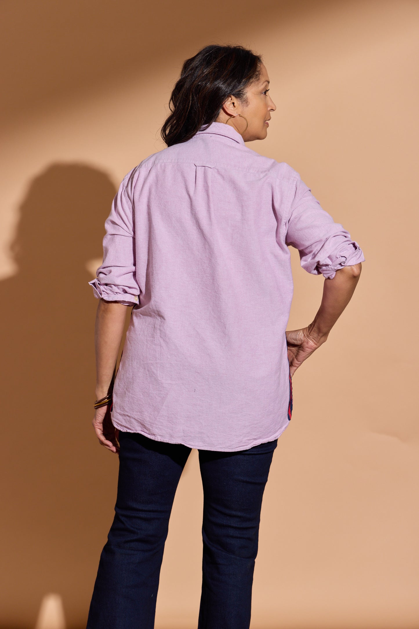 Mauve Oxford Stormy