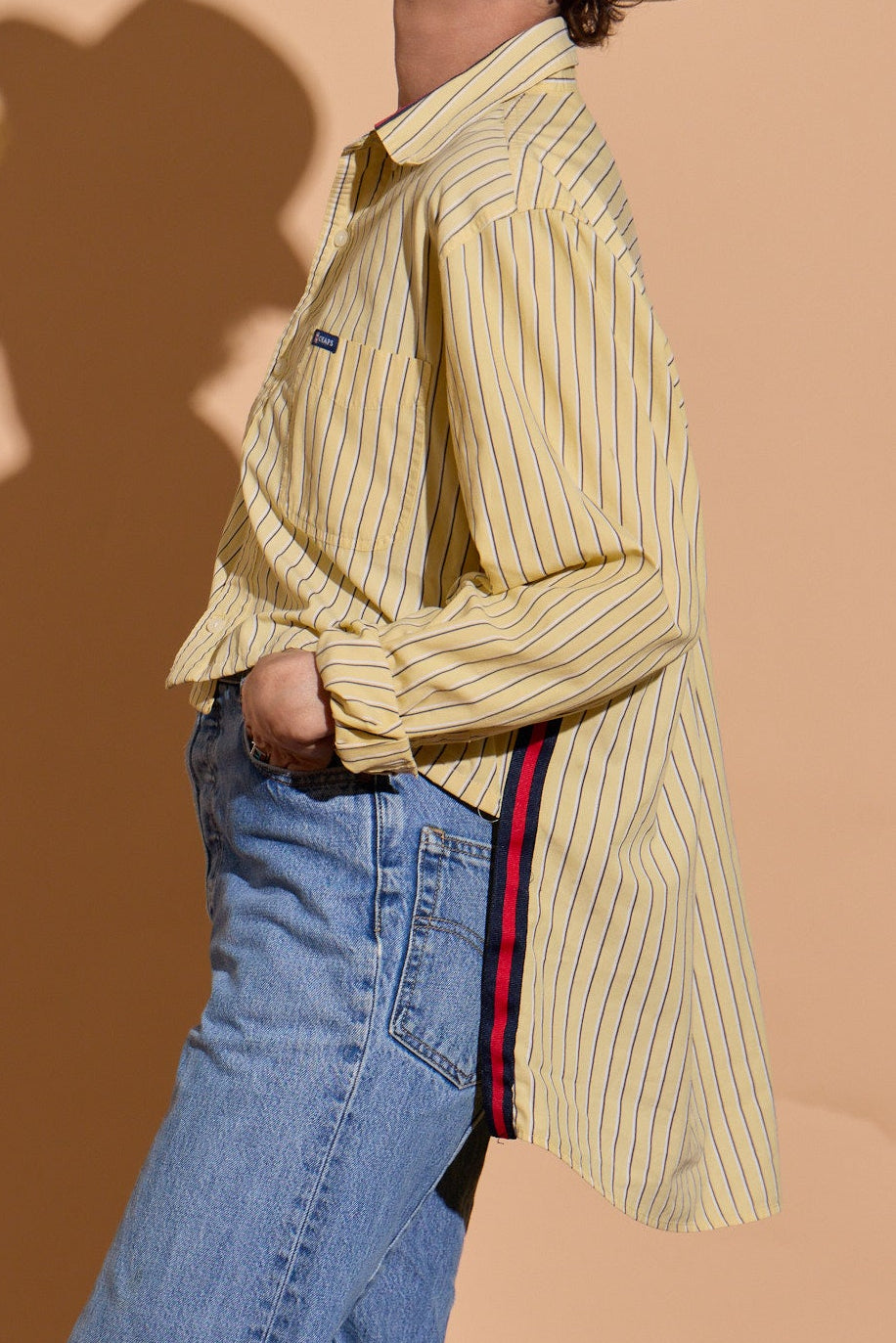 Yellow and Blue Stripe Stormy