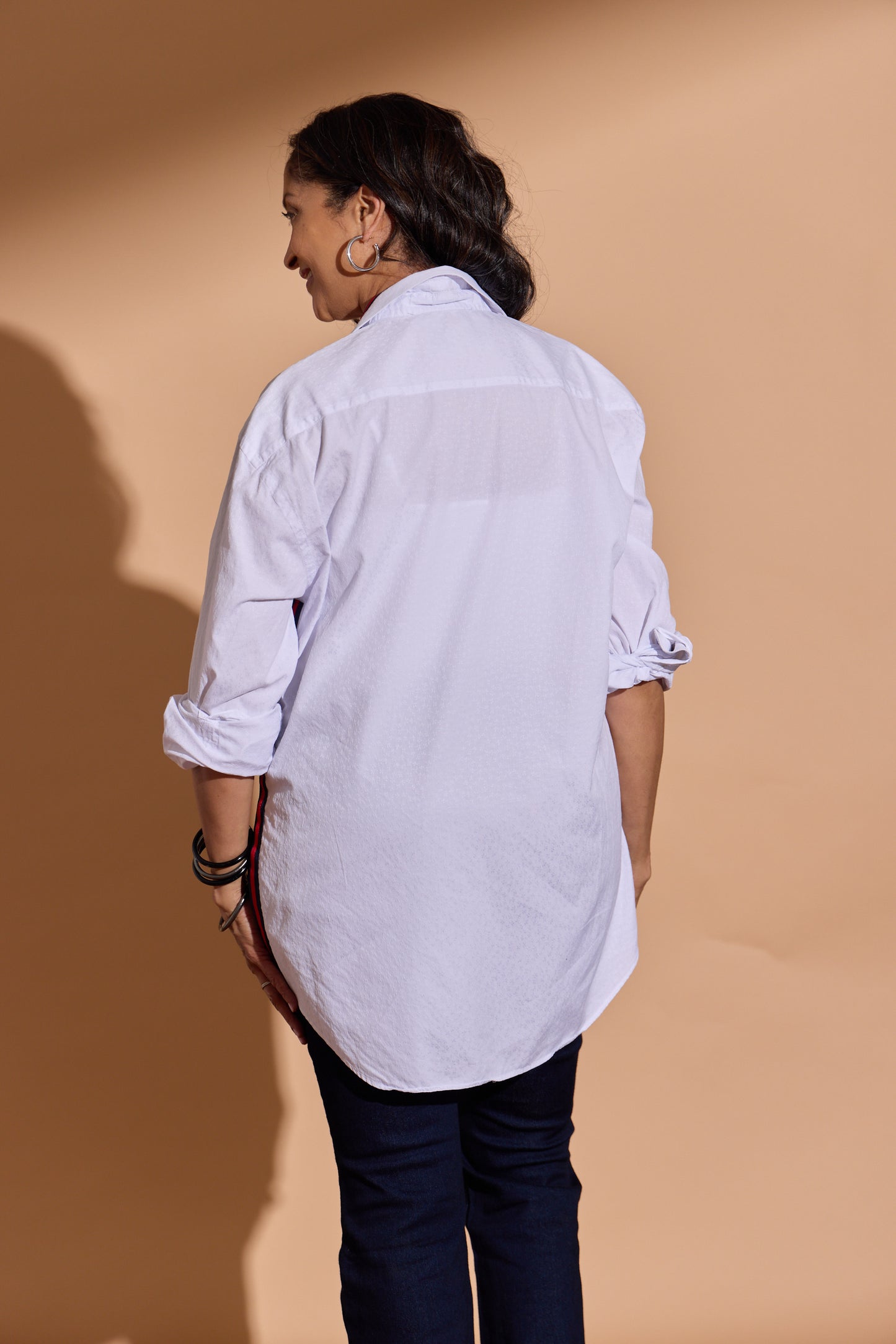 White Embroidered Stormy