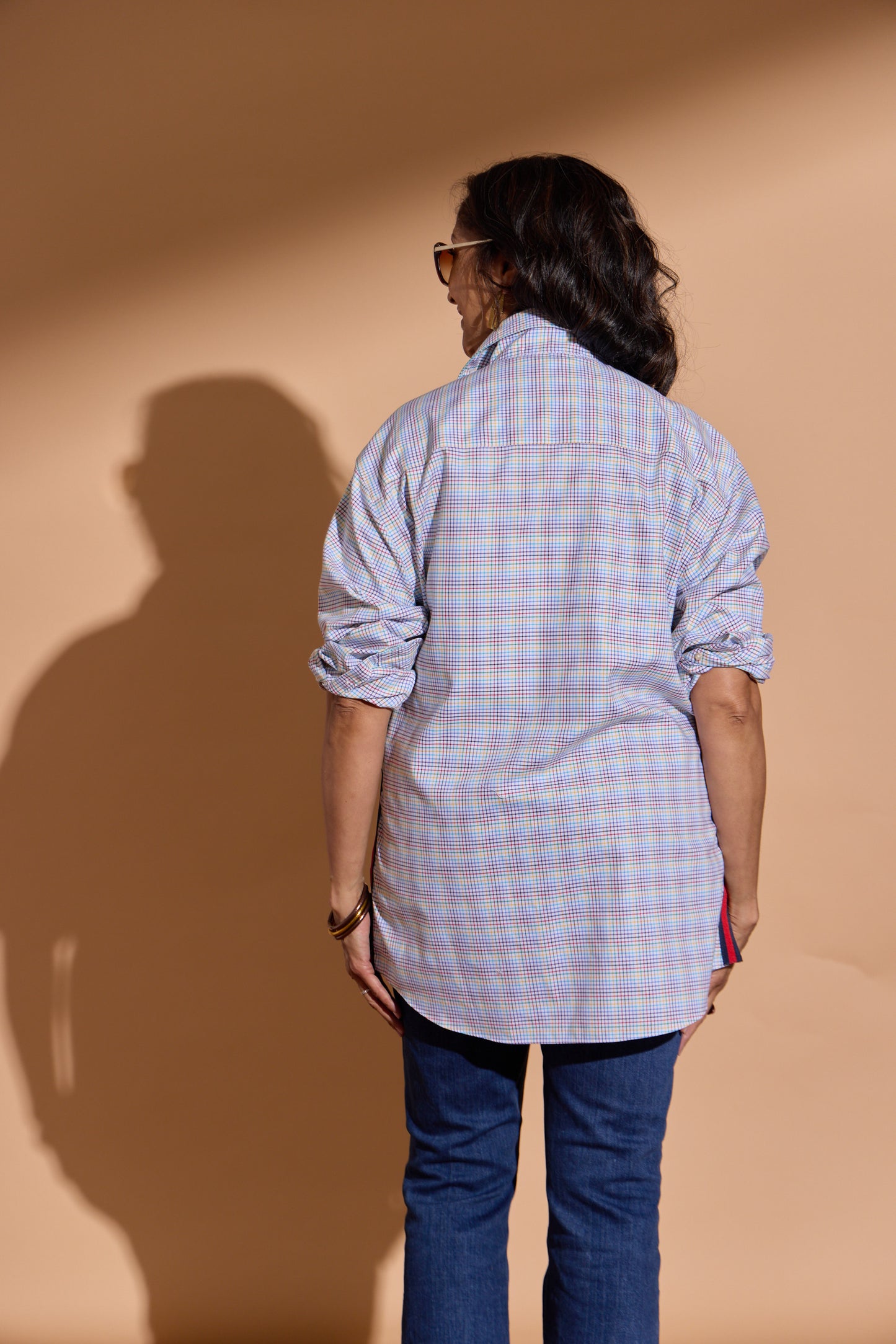 Primary Color Check Plaid Stormy