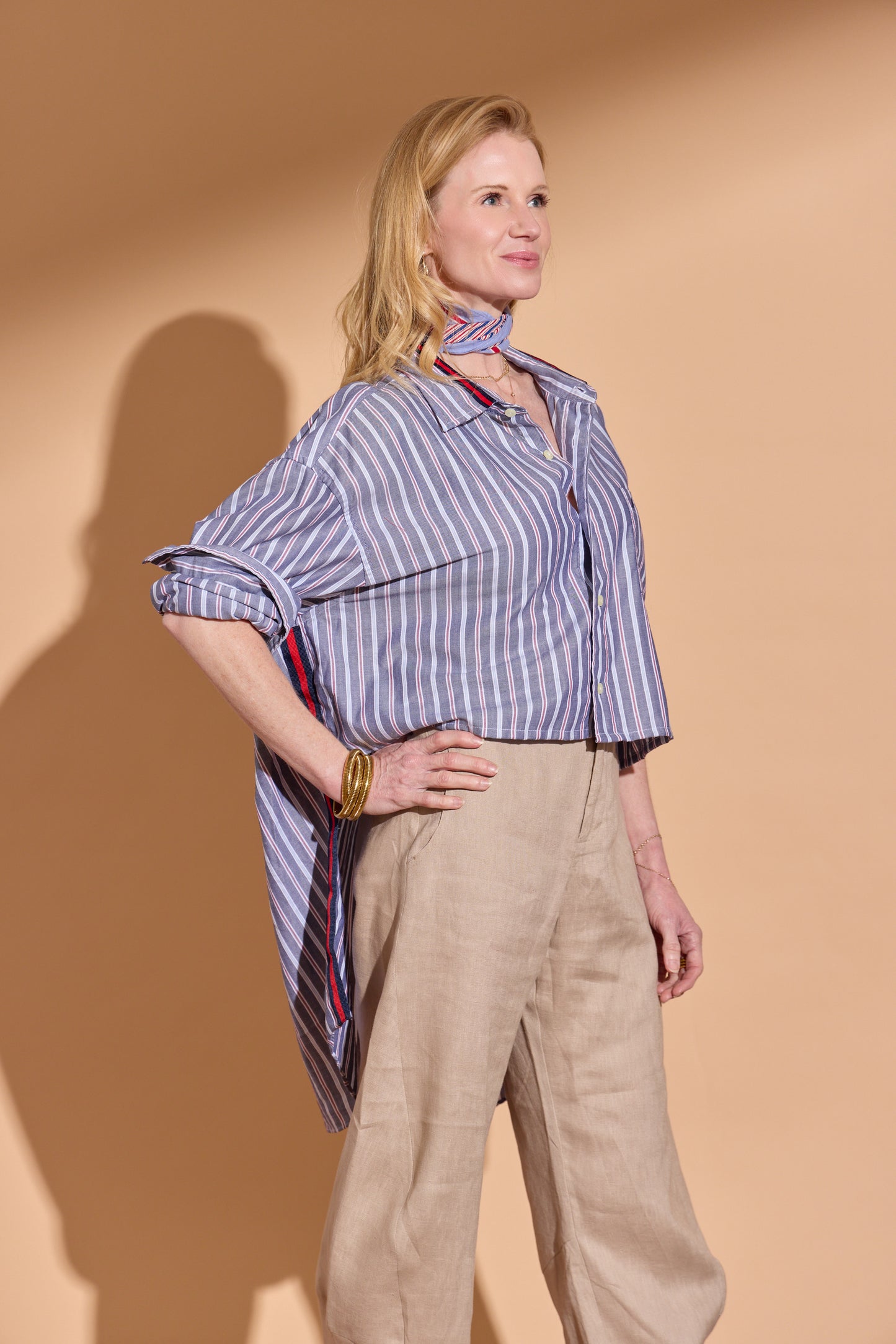 Chambray Stripe Stormy
