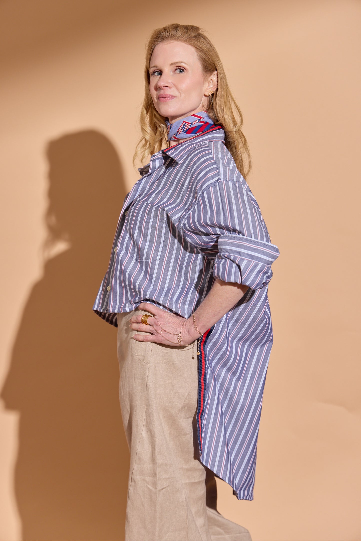 Chambray Stripe Stormy