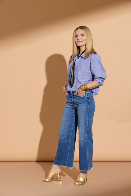 Blue and Pink Stripe Stella