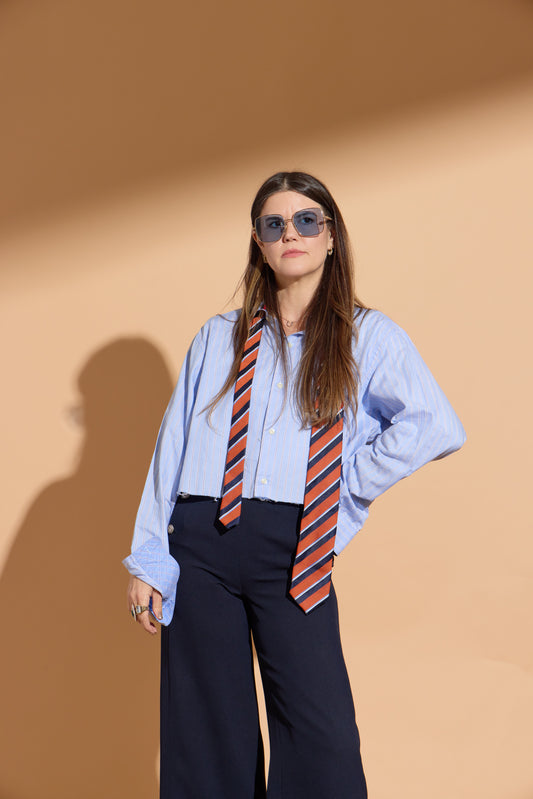 Blue and White Stripe Stella