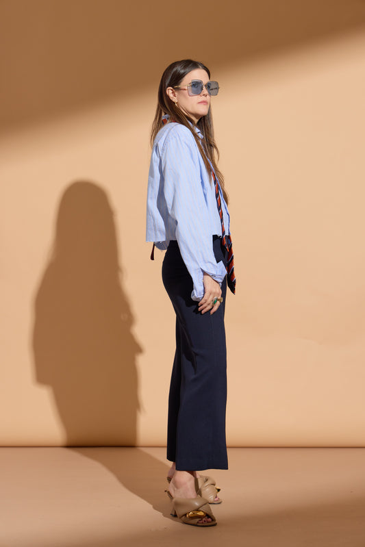 Blue and White Stripe Stella