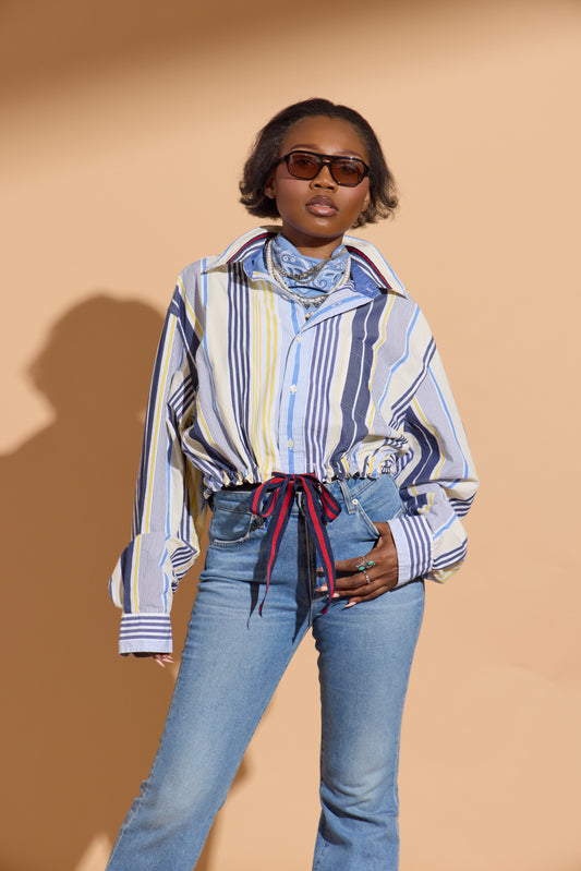 Blue and Yellow Stripe Sailor