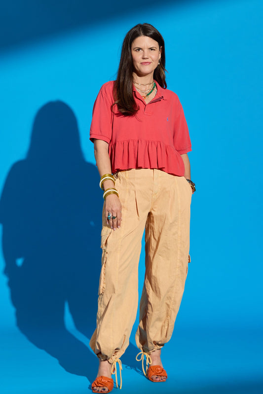 Coral Bunny Polo