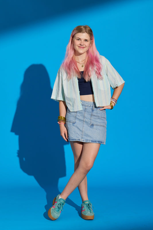 Pale Teal Stripe Stella