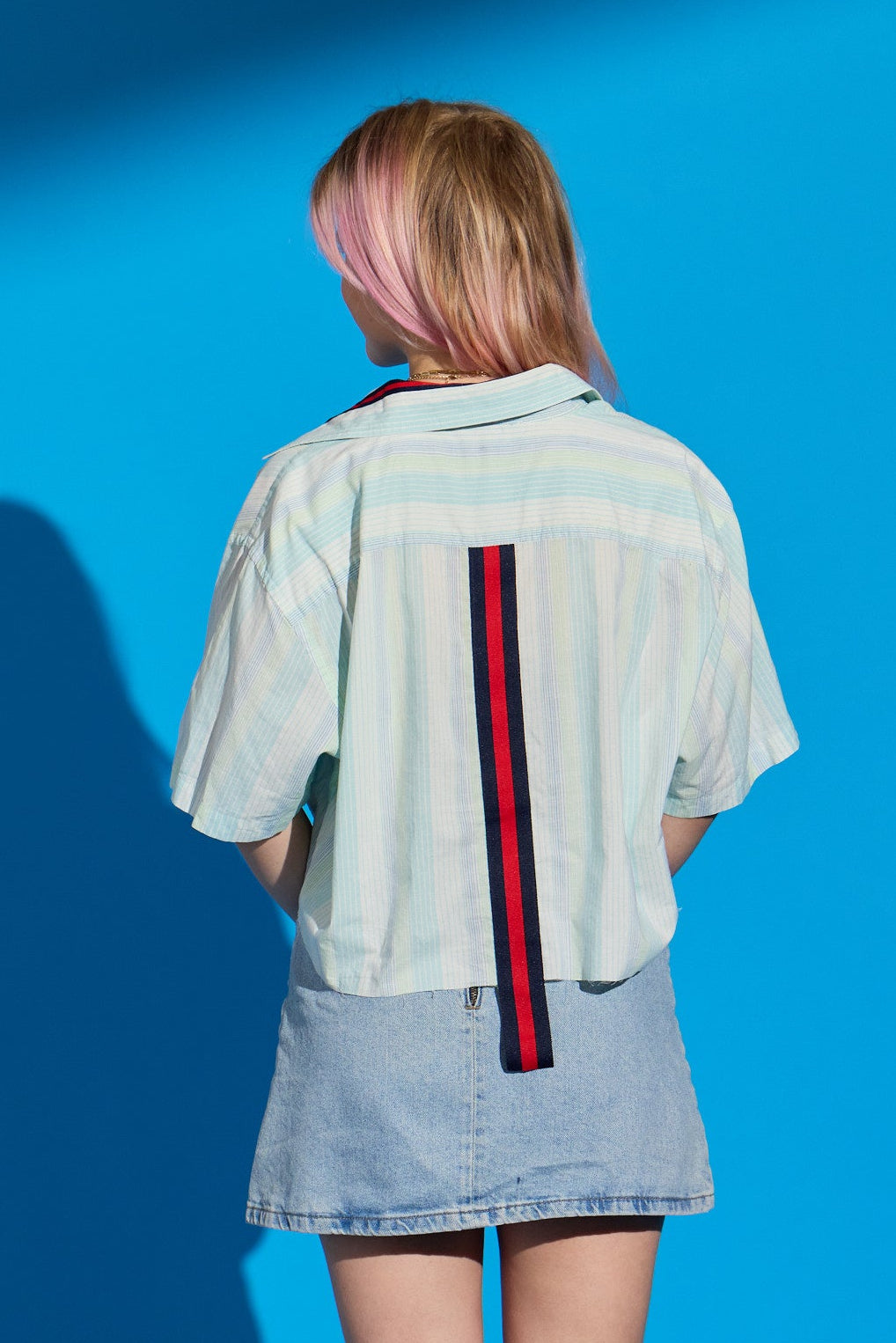 Pale Teal Stripe Stella