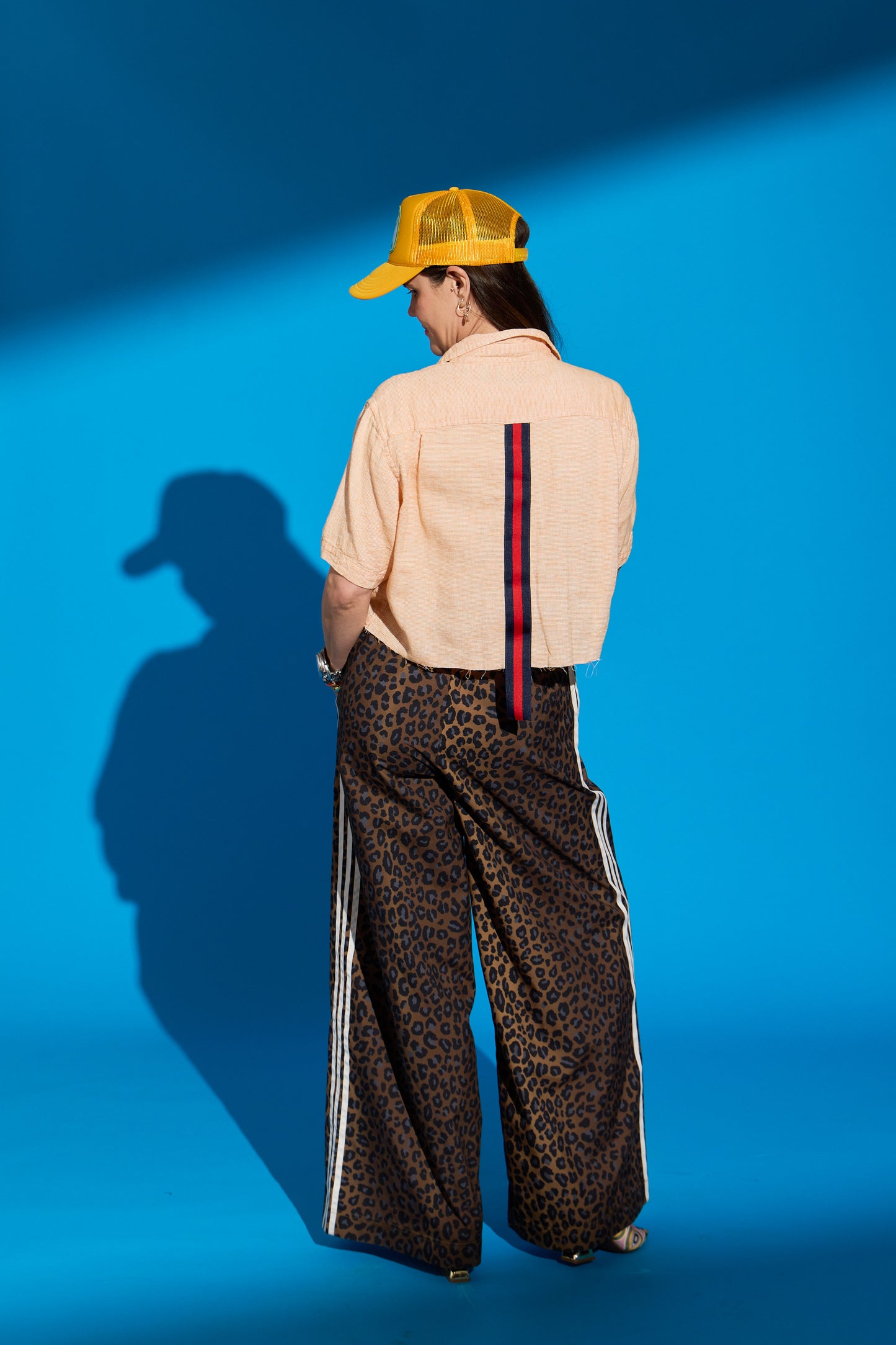 Linen Orange Stripe Stella