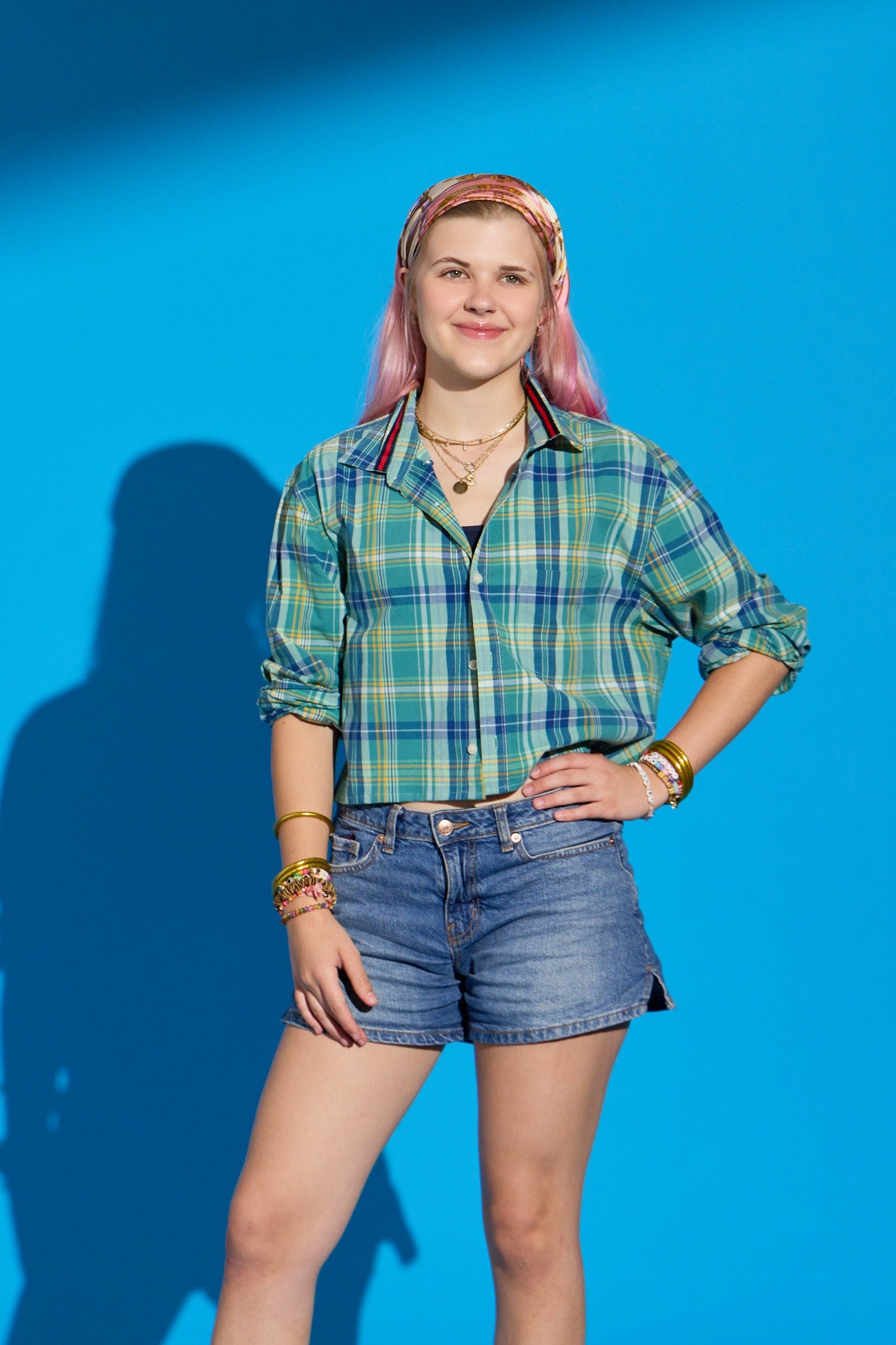 Green Plaid Harlow