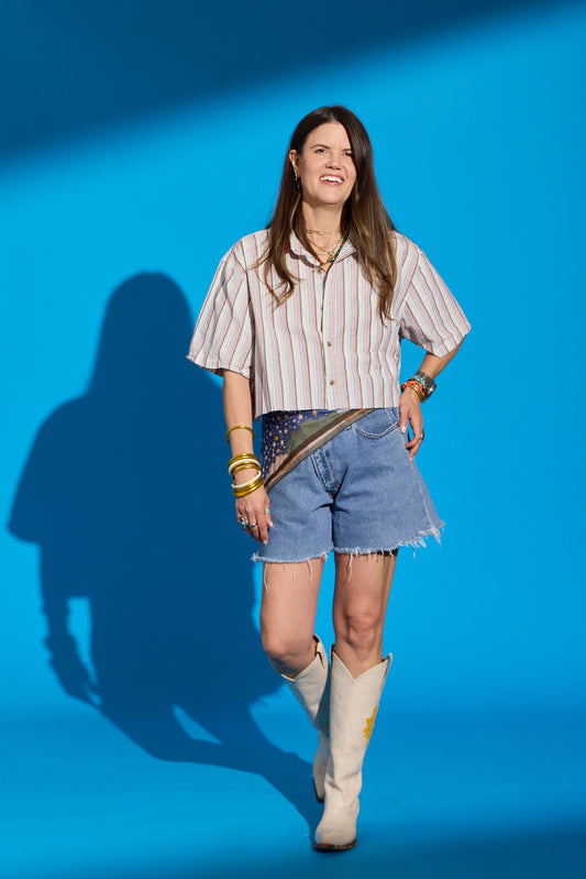 Red White and Blue Stripe Stella