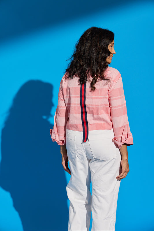 Coral Plaid Stella