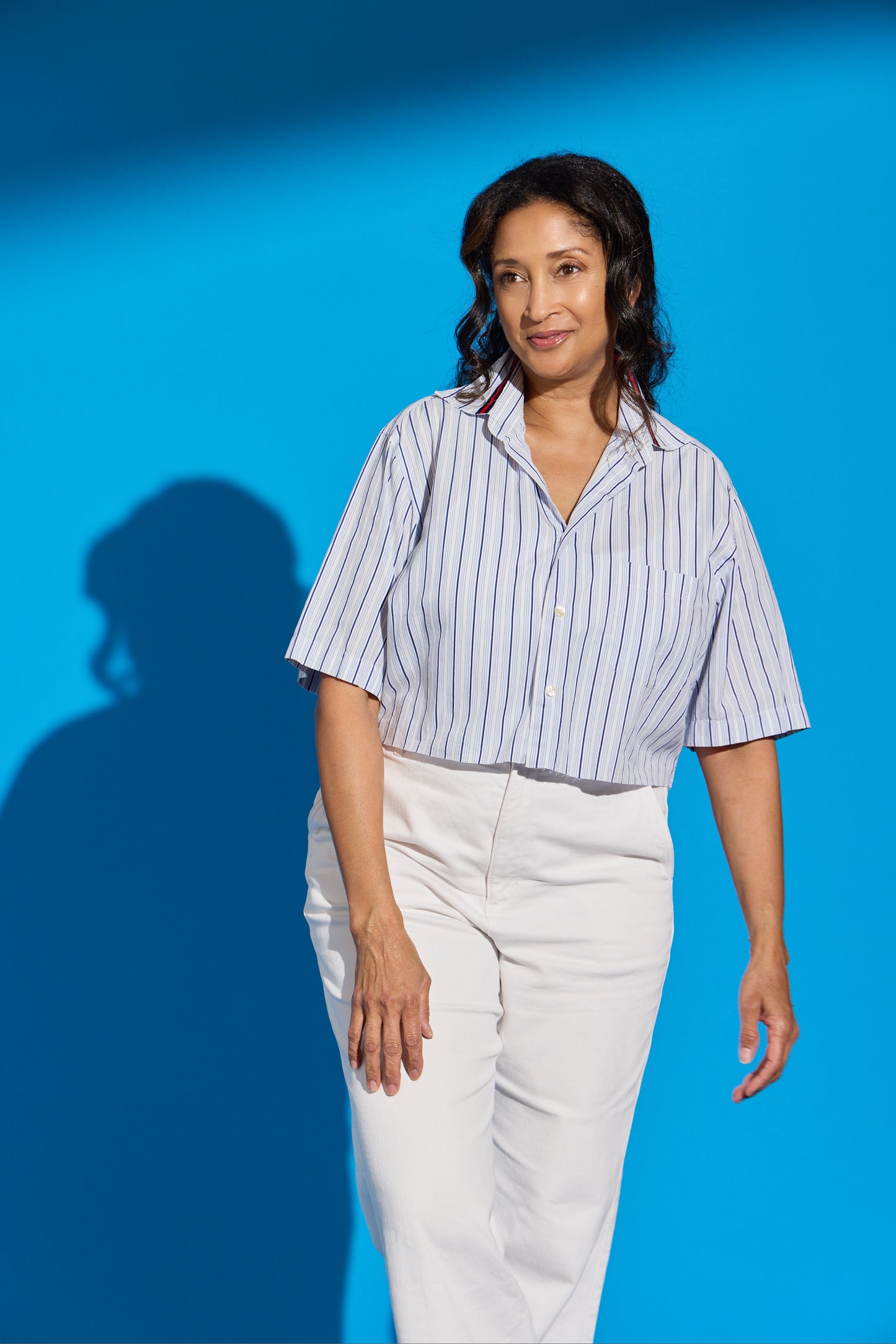 Blue Candy Stripe Stella