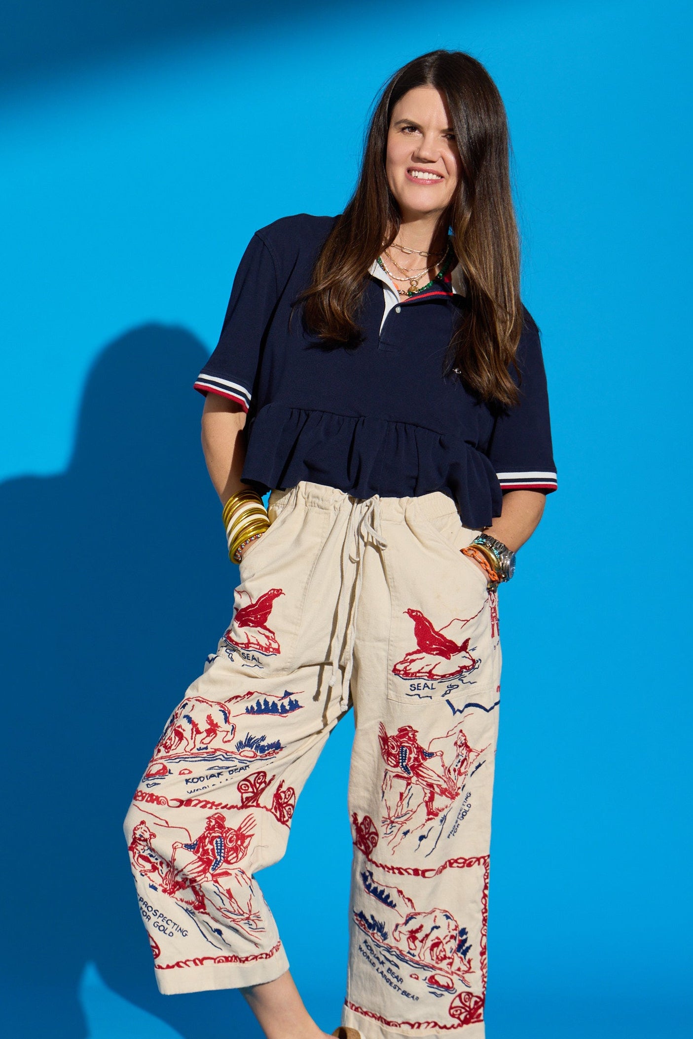 Navy Bunny Polo