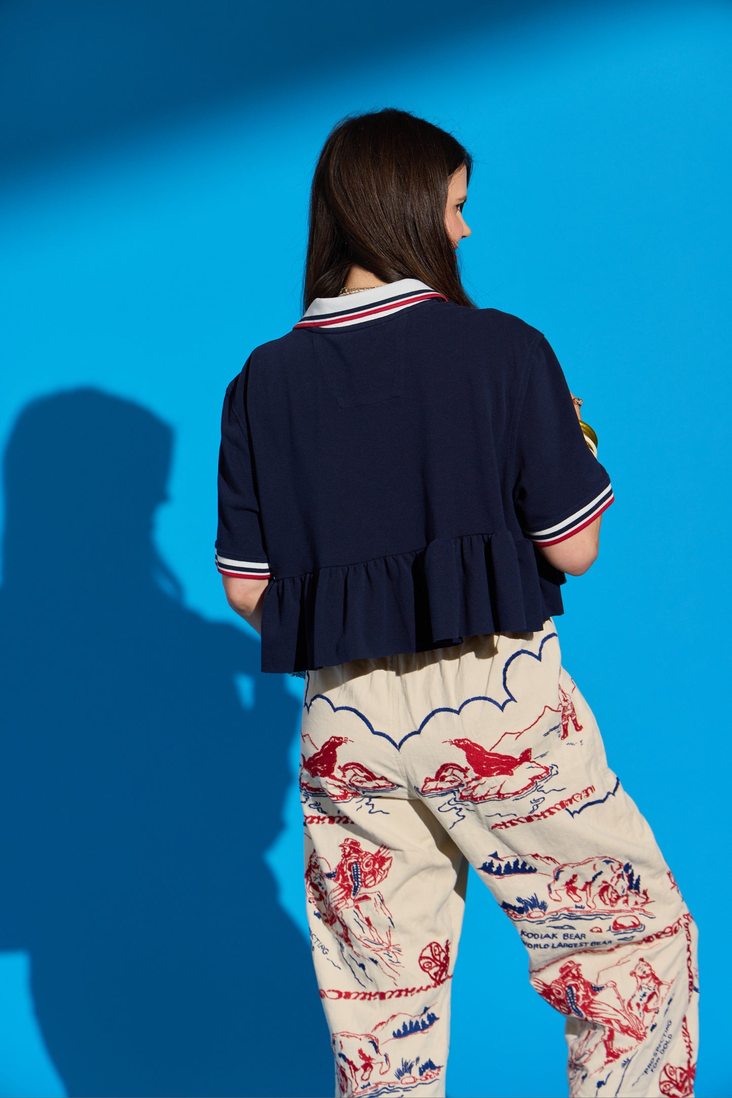 Navy Bunny Polo
