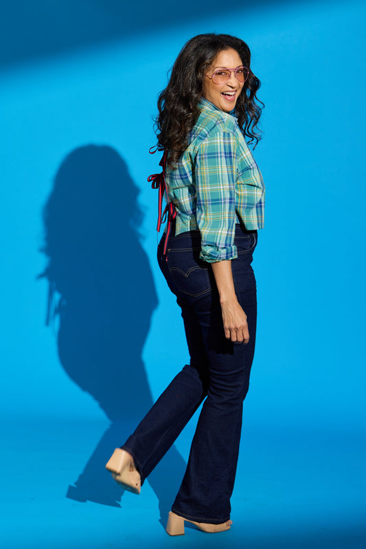 Green Plaid Harlow