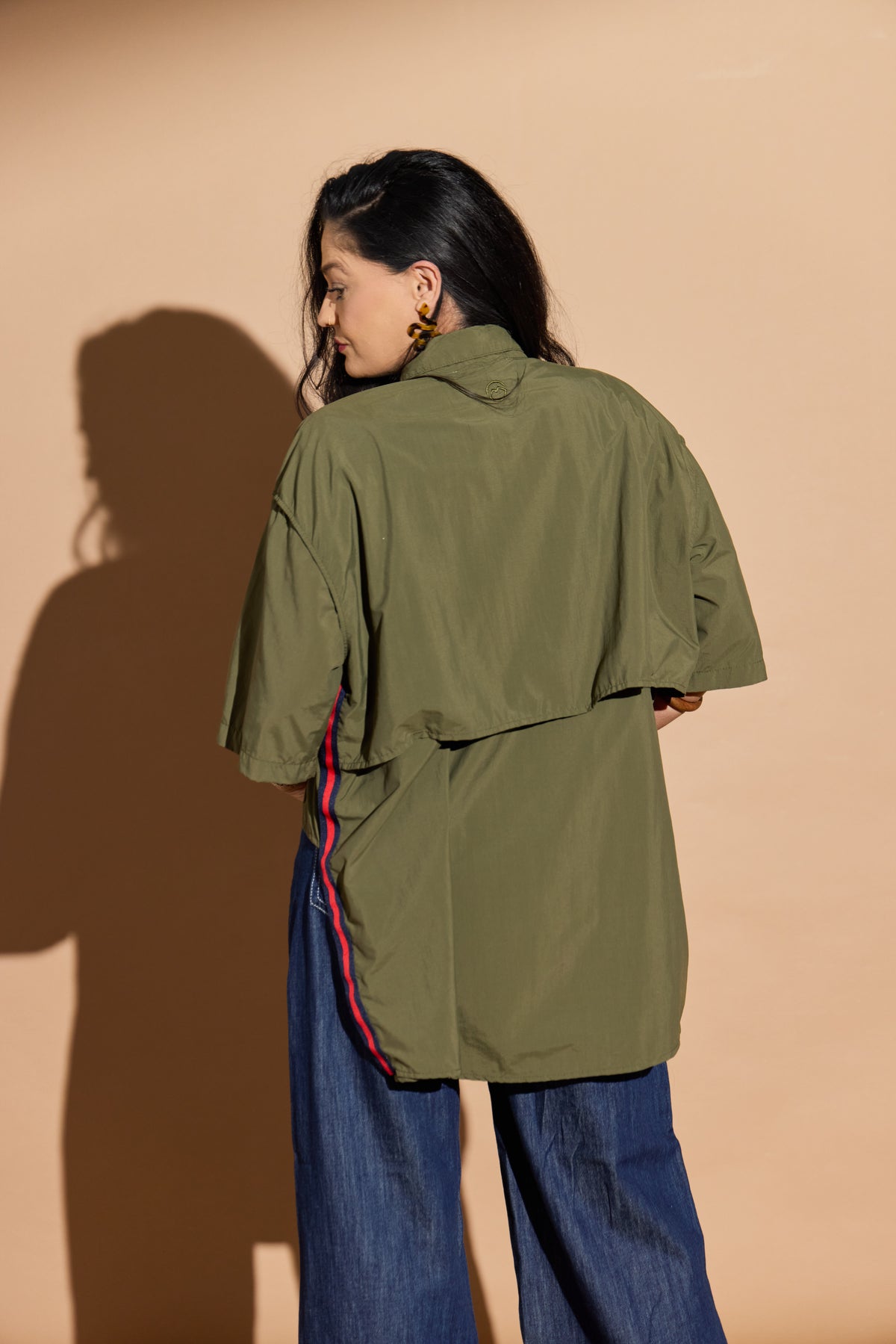 Olive Green Fishing Stormy
