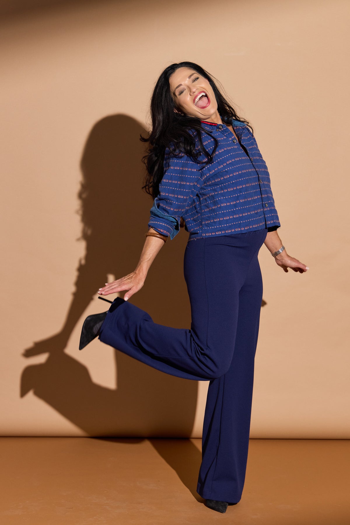 Blue Embroidered Stella