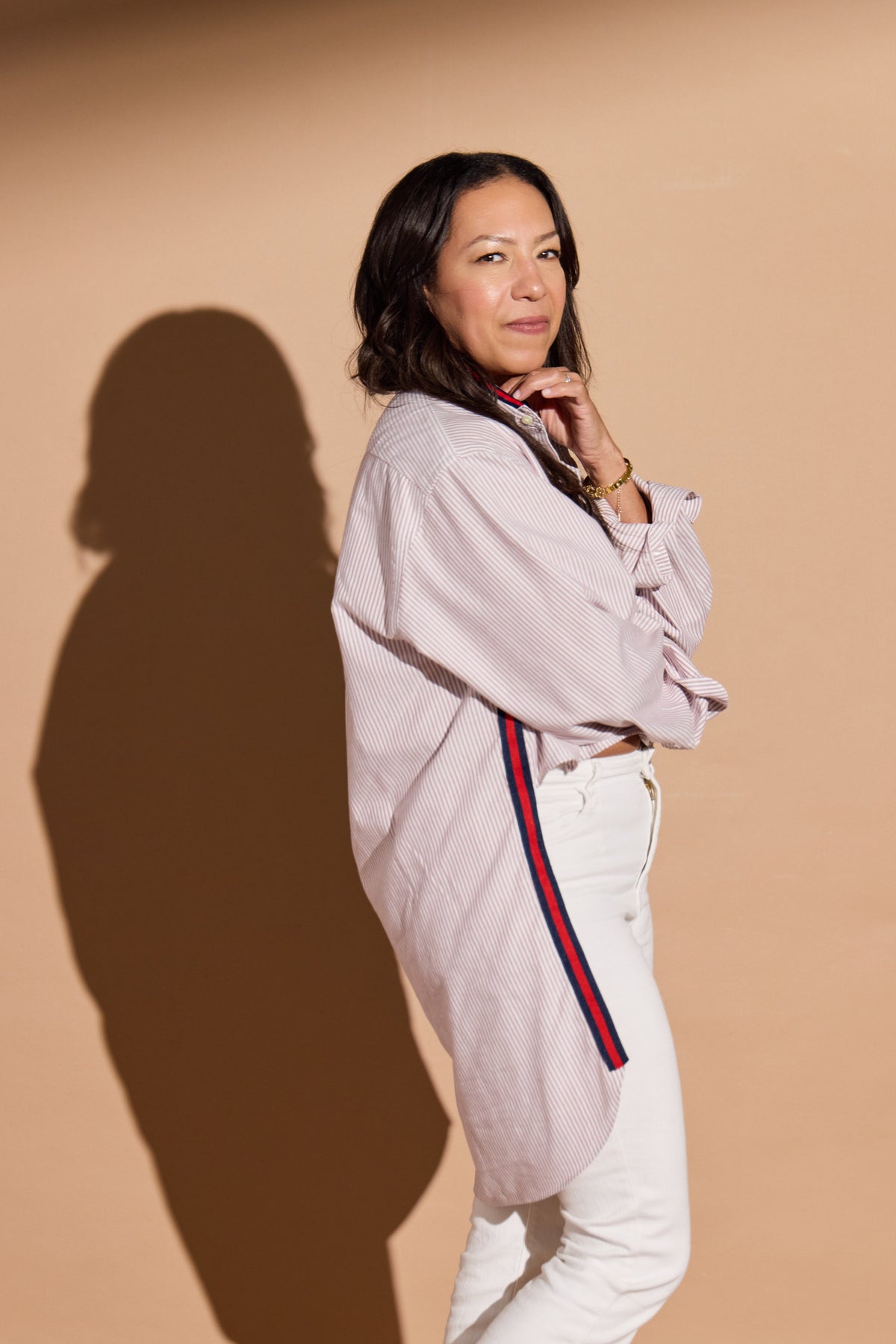 Burgundy Stripe Stormy