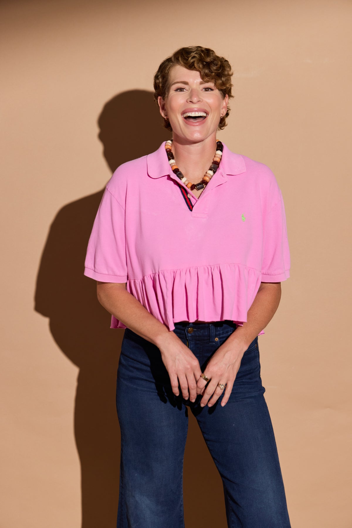 Pink Bunny Polo