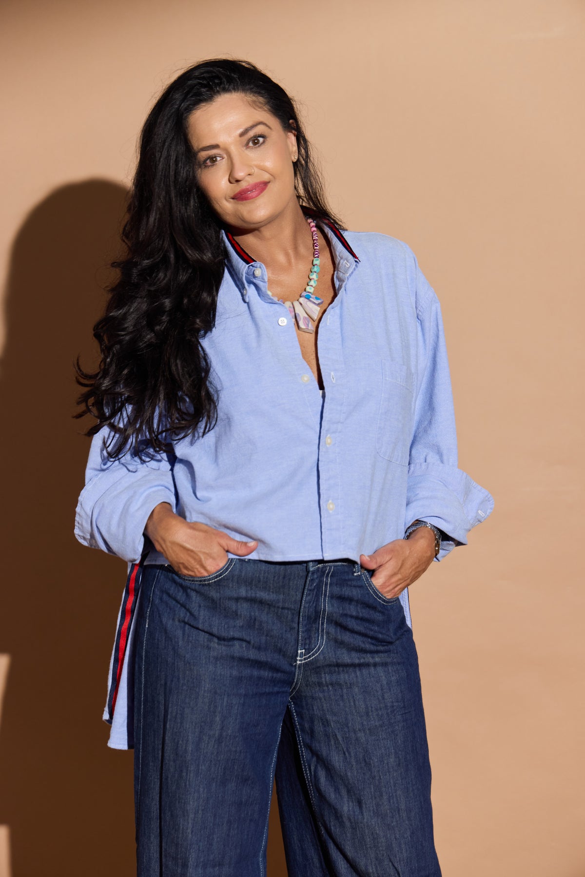 Baby Blue Oxford Stormy