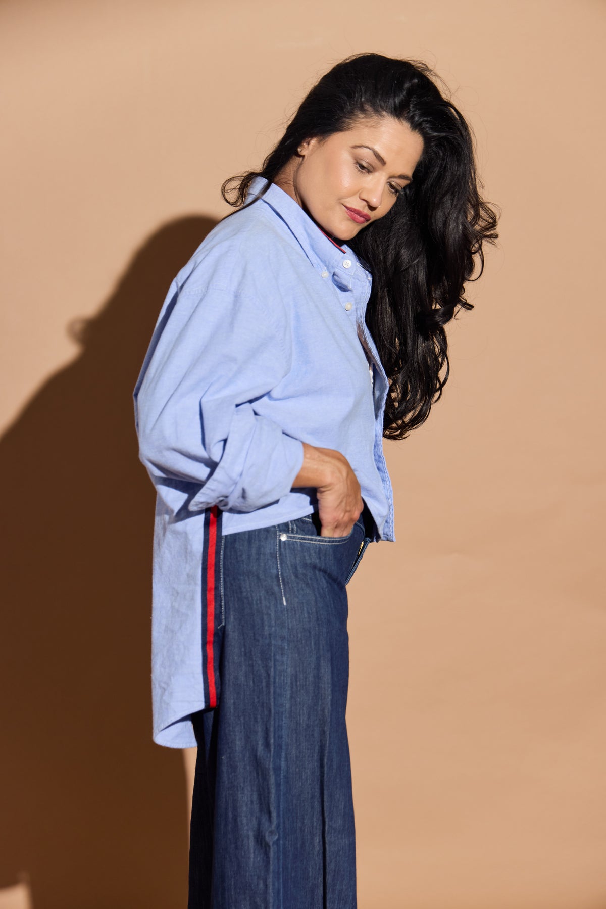 Baby Blue Oxford Stormy