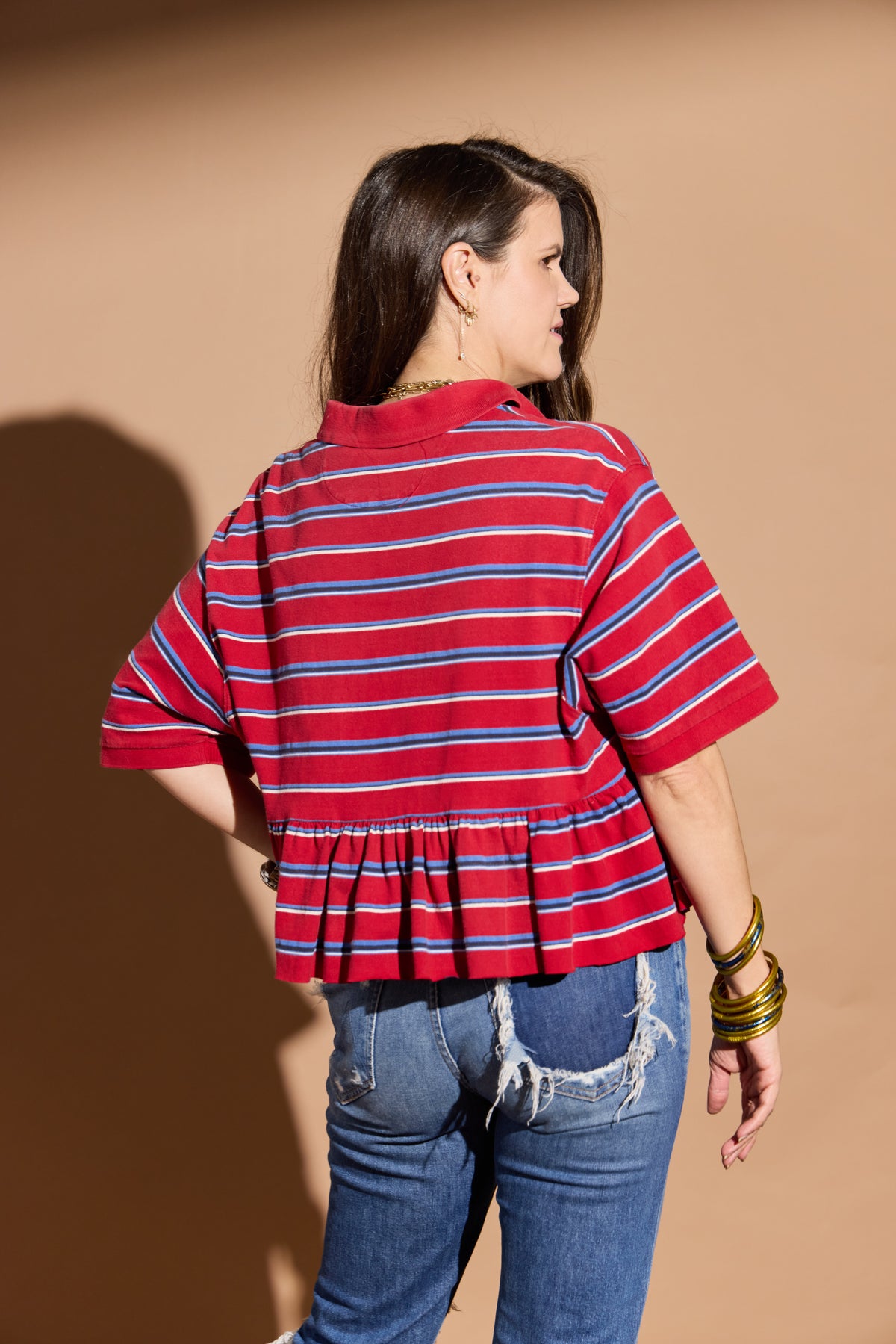 Red, White, and Blue Bunny Polo