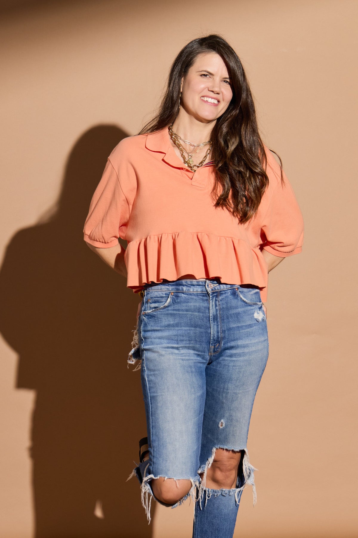 Creamsicle Bunny Polo