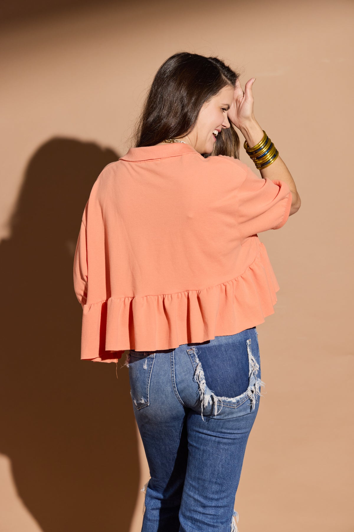 Creamsicle Bunny Polo
